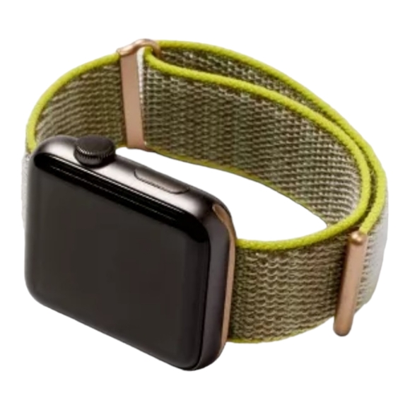 All in Motion Apple Watch Nylon Olive 38/40/41mm Band Fits Wrist 135mm to 195mm - Picture 5 of 6
